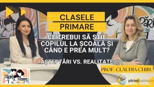 Nu citește cursiv la clasa întâi? „Asta nu înseamnă că e mai puțin inteligent”, avertizează prof. Claudia Chiru / VIDEO