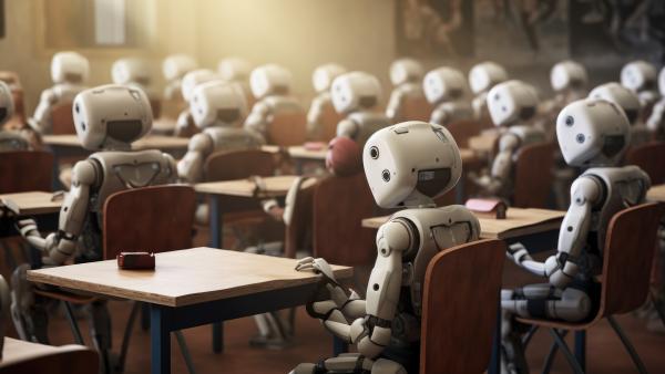 Țara în care roboții merg la școală, dar copiii nu prea: „O criză fără precedent”