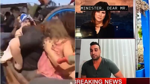 „Am văzut că le-au luat ostatice într-un videoclip pe net”. Un israelian strigă după ajutor pentru găsirea soției și fiicelor sale / VIDEO