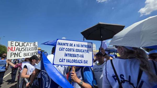 Profesorii ies astăzi la protest în fața Parlamentului. Ce schimbări vor pentru elevi și cadre didactice