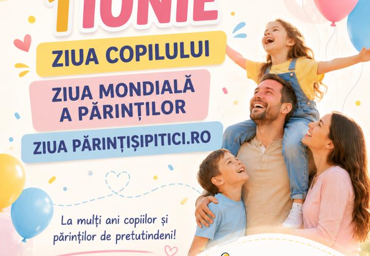 La mulți ani, părinți! La mulți ani, copii! La mulți ani, PărințișiPitici.ro!