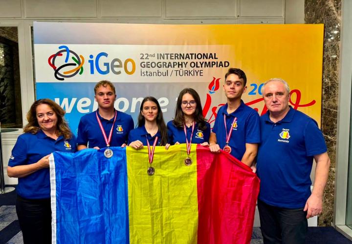 Olimpiada Internaţională de Geografie: România a obţinut două medalii de argint şi două medalii de bronz