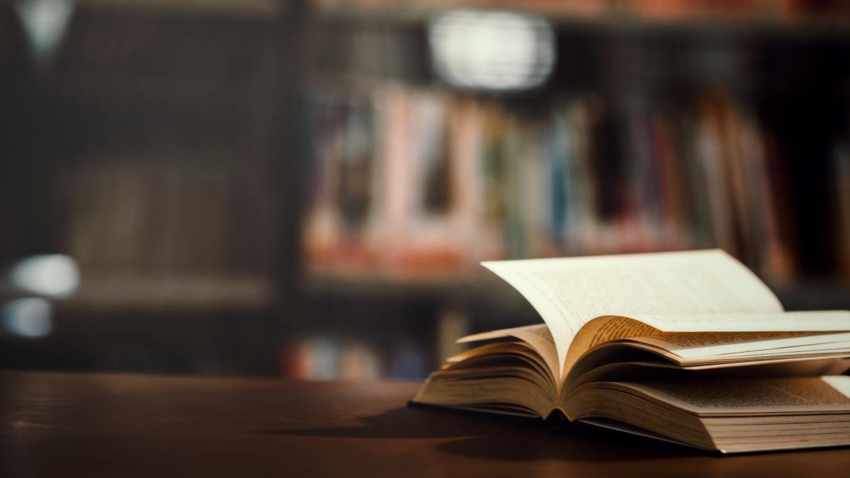 book-library-with-open-textbook_91822300