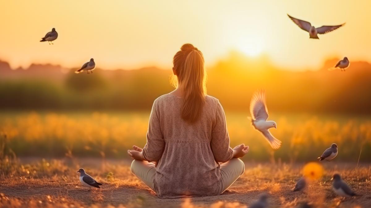 woman-praying-free-bird-enjoying-nature-sunset-background-hope-concept-yoga-meditation_03710800