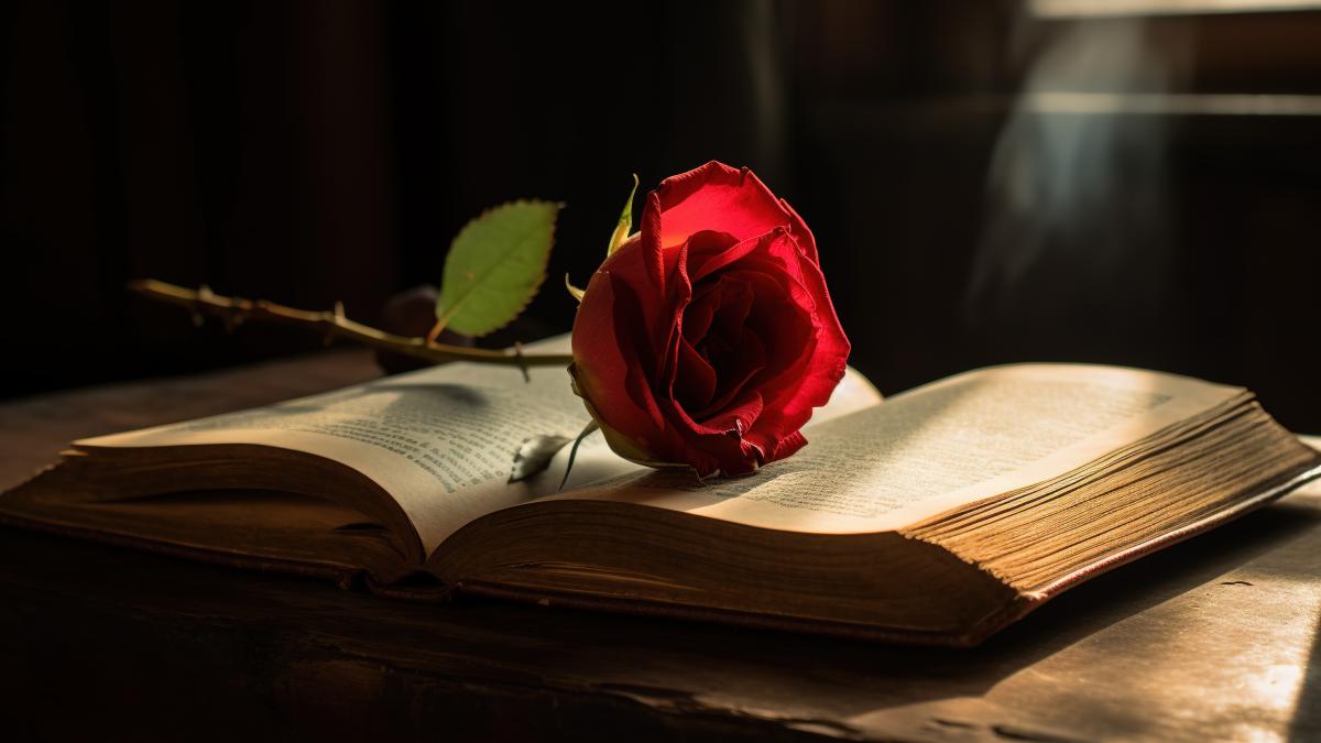 closeup-photograph-red-rose-open-book-lying-rustic-wooden-table_04988200
