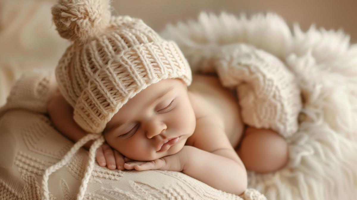 newborn-baby-cozy-knit-hat-sleeping-fluffy-pillow_46354000