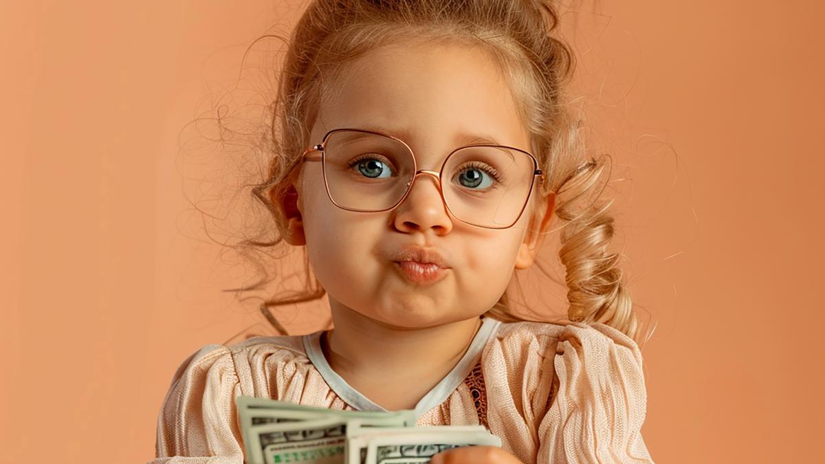 photo-portrait-young-beautiful-cute-kid-girl-holding-dollars-having-idea_26616100