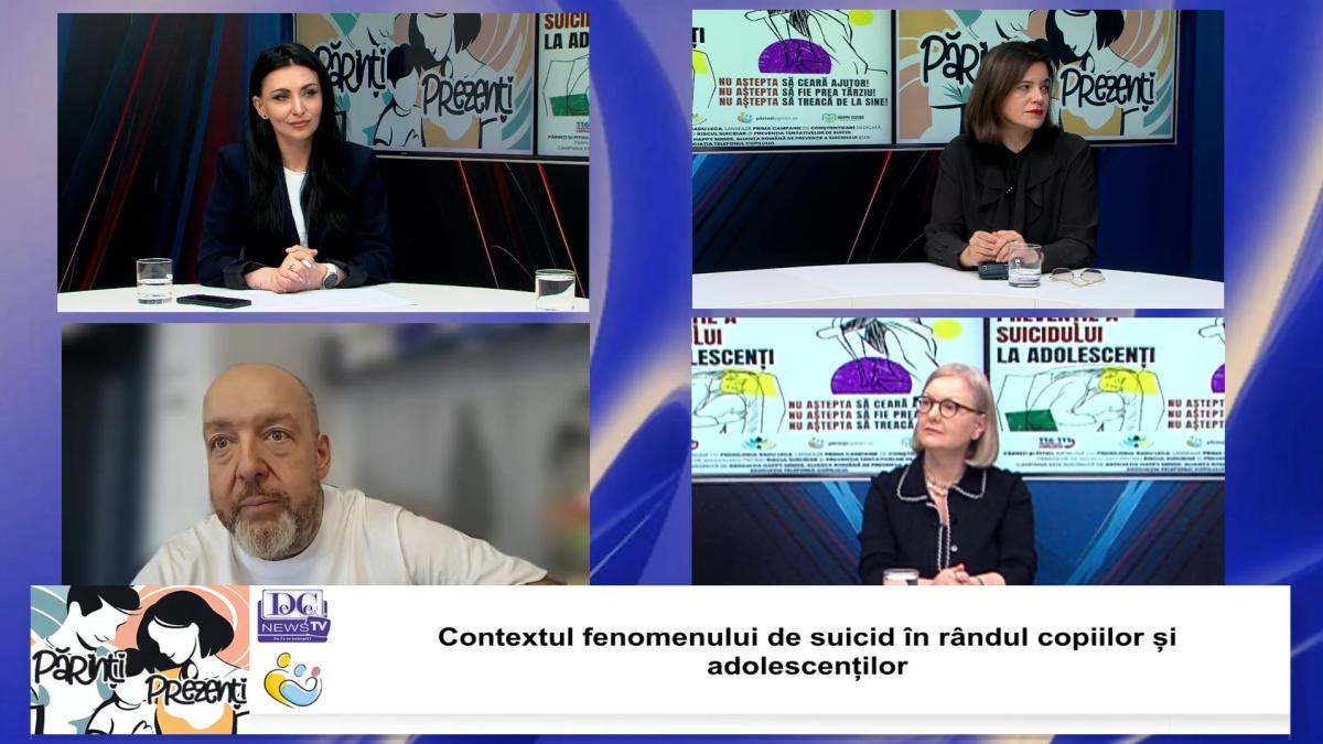 Campania prevenție suicid la copii și adolescenți, la final. Răspunsuri pentru părinți și pași concreți, la Părinți Prezenți / VIDEO