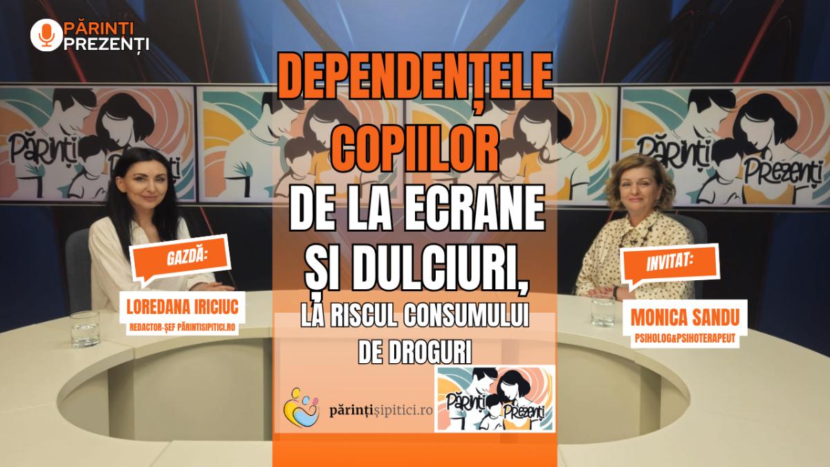 Dependențele la copii și adolescenți. De la ecrane, la riscul consumului de droguri. Psiholog Monica Sandu, la Părinți Prezenți  video