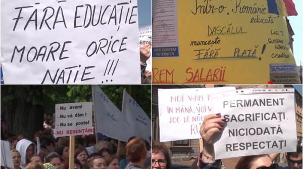 Greva în învățământ, ziua 6. Profesorii, furioşi din cauza ultimei oferte primite