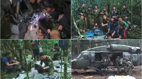 Patru copii mici, printre care un bebeluş, au dat omenirii o lecţie incredibilă: Au supraviețuit 40 de zile în junglă, după prăbuşirea avionului - VIDEO