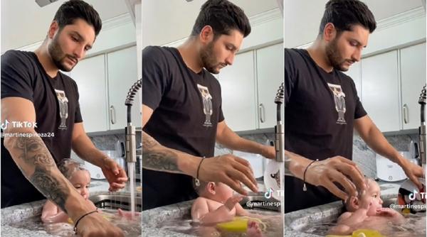 Un tătic a pus pe jar internetul: „Când mama nu este acasă...” - VIDEO 