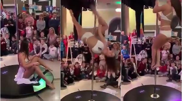 Dans la bară la o serbare de la o grădiniță. Părinții au luat foc: „Au mutat clubul de noapte! Ce urmează?” - VIDEO