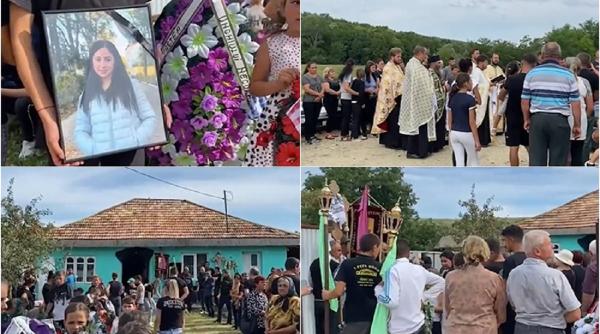 Alina, condusă pe ultimul drum în rochie de mireasă. Adolescenta s-a stins din viață în mâinile celei mai bune prietene