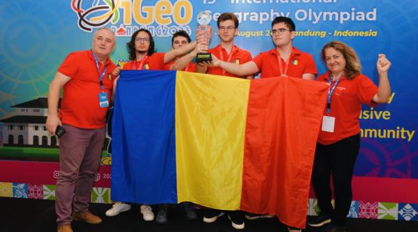 Elevii români au scris istorie la Olimpiada Internațională de Geografie! Au pus România pe primul loc în lume: Trei medalii de aur și una de argint