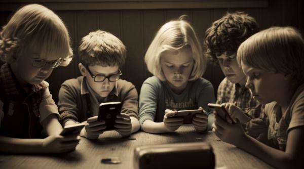 Părinții, îngrijorați că micuții lor devin „zombi de pe ecran”. Concluziile unui nou studiu: „În aceste două momente NU trebuie să le dați telefonul!”