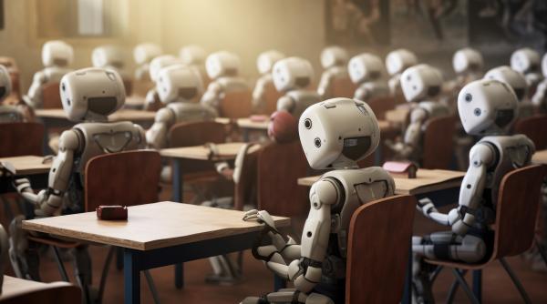 Țara în care roboții merg la școală, dar copiii nu prea: „O criză fără precedent”