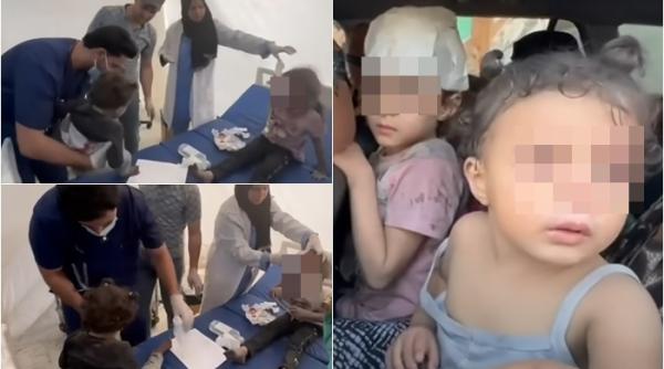 Fără cuvinte! O fetiță de 5 ani își întâlnește surioara pe care credea că a pierdut-o, într-un spital din Gaza: „Iubita mea!” / VIDEO