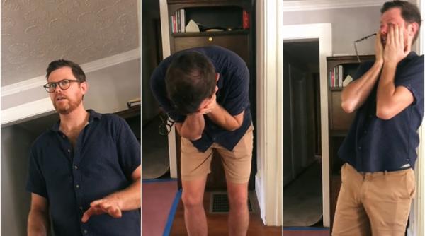 Fără cuvinte! Reacția unui viitor tătic atunci când soția îi spune că este însărcinată, dupa 14 ani de infertilitate / VIDEO