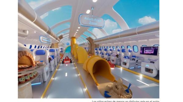 Acesta este avionul în care vor să călătorească micuții. Cum ar arăta un zbor dacă ar fi proiectat de copii?