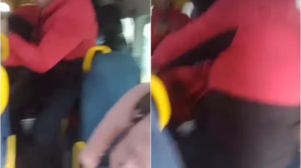  Șofer filmat cum trage cu forța un elev afară din microbuz: „Lasă-l, bre!” Poliția a dezvăluit o altă versiune a poveștii