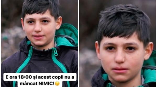 „Este ora 18:00 și acest copil nu a mâncat nimic”. Un băiețel, cu lacrimi în ochi și cu stomacul gol, rupe inimile a sute de români: „Treziți-vă, oameni buni!” / VIDEO