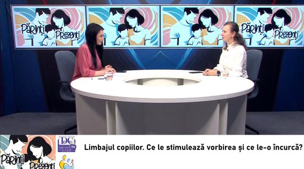 Logopedul Iuliana Baban, la Părinți Prezenți. Ce stimulează vorbirea copilului și ce o încurcă? / VIDEO