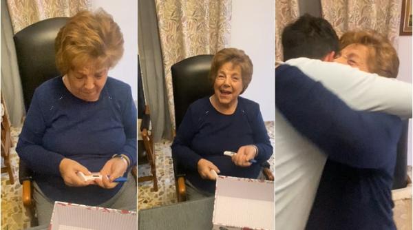 Ce bunică! Reacția ei când nepoata o anunță că va fi străbunică: „Nu-mi spune!!!” Nu trebuie să ratezi acest clip care îți va însenina ziua! / VIDEO 