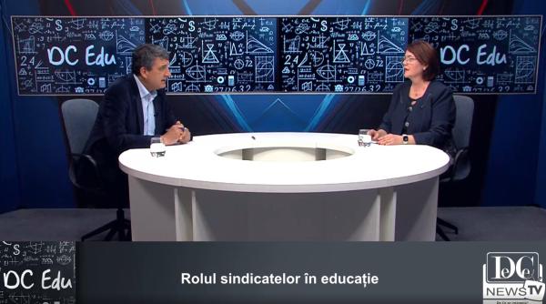 Prof. Cornelia Popa Stavri, vicepreședinte FSLI, invitata prof. univ. dr. Sorin Ivan, la DC Edu