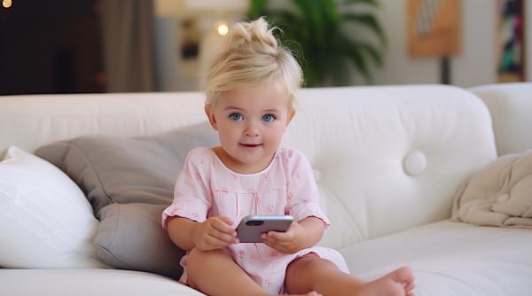  Copiii sub 2 ani nu ar trebui să aibă acces la telefoane și tablete, implicit la jocuri 