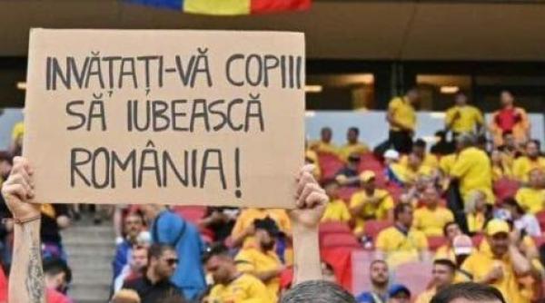 EURO 2024. „Învățați-vă copiii să iubească România!” Mesajul emoționant de la meciul „tricolorilor” / FOTO