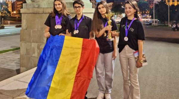 Performanță obținută de patru elevi români la un concurs din Serbia