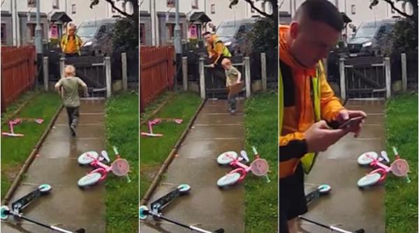 Un băiețel de 6 ani salvează viața mamei sale. VIDEO de pe camerele de supraveghere, văzut de peste 20 de milioane de ori