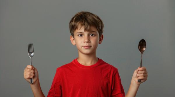 Bune maniere: Învață-l pe copil limbajul secret al tacâmurilor la masă