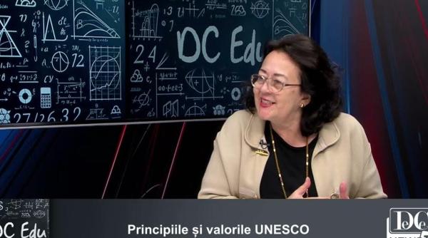 Madlen Șerban, secretar general al UNESCO în România, la DC Edu. O emisiune despre valorile și principiile agenției ONU la firul ierbii