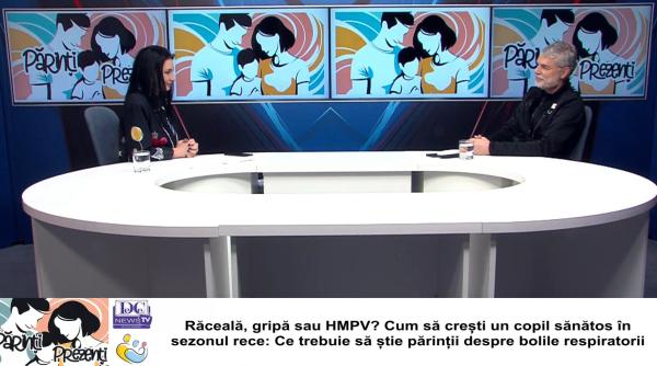 Răceală, gripă, HMPV? Ce trebuie să știe părinții despre bolile respiratorii la copii? Dr. Mihai Craiu, la Părinți Prezenți! / VIDEO