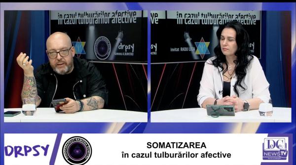 Radu Leca, despre somalizare și tulburările afective: „Transformarea emoțiilor în durere. Asta înseamnă de fapt” / VIDEO