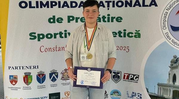 O tânără din Botoșani cucerește aurul la Olimpiada Națională de Pregătire Sportivă Teoretică 2025