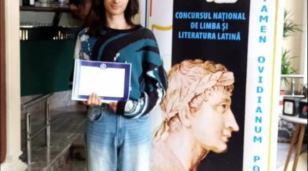 Performanță de top: Un elev câștigă Olimpiada Națională de Limba Latină