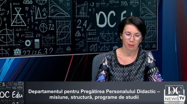 Pregătirea personalului didactic. Prof. univ. dr. Daniela Dumitru (ASE București), la DC Edu / VIDEO