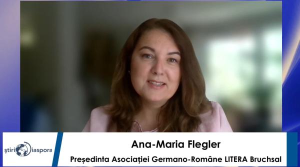 Ana-Maria Flegler, președinta Asociației Germano-Române LITERA Bruchsal, la Născuți în diaspora