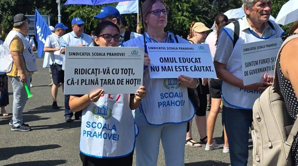 „Marșul Educației”. Sindicatele cheamă profesorii în stradă și transmit un mesaj directorilor și inspectorilor: Nu opriți colegii! Nu le tăiați aripile doar pentru că un ministru trecător vă cere asta