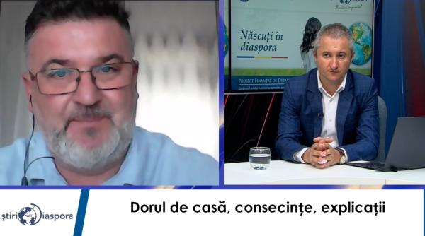Psihoterapeutul Cosmin Bara, invitat la Născuți în diaspora / VIDEO