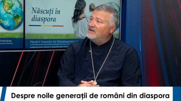 „Diaspora e România cea mai proaspătă. E un tezaur”. Preotul Gabriel Cazacu spune că Biserica acordă „o atenție specială” românilor de peste hotare / VIDEO