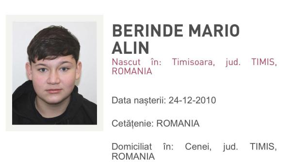 Alin, adolescentul de 15 ani din Timiș dat dispărut, a fost găsit îngropat în curtea unei case. Principalii suspecți ar fi doi copii