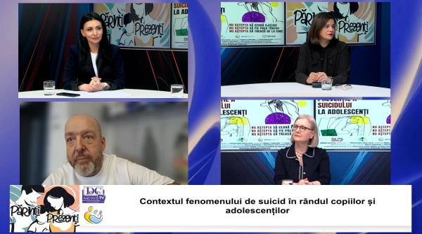 Campania „Prevenție suicid la copii și adolescenți”, la final. Răspunsuri pentru părinți și pași concreți, la Părinți Prezenți / VIDEO