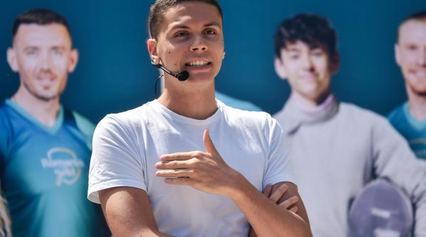 David Popovici a câștigat proba de 100 m liber, la Roma