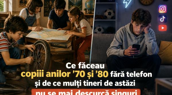 Ce făceau copiii anilor ’70 și ’80 fără telefon și de ce mulți tineri de astăzi nu se mai descurcă singuri