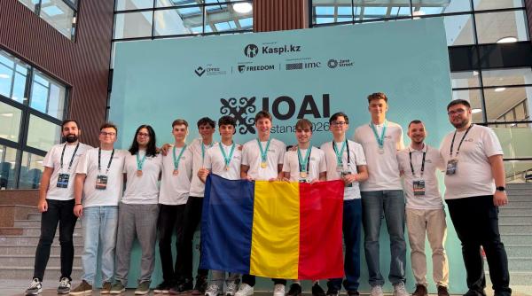 România, opt medalii la Olimpiada Internațională de Inteligență Artificială 2026. Trei elevi au obținut aurul