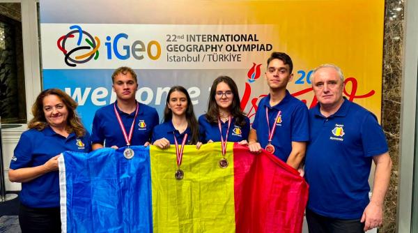 Olimpiada Internaţională de Geografie: România a obţinut două medalii de argint şi două medalii de bronz